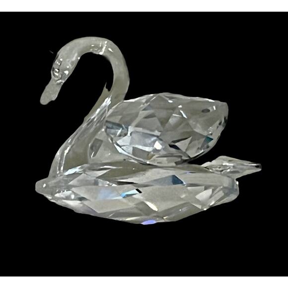 Swarovski Crystal Decor SCS Austrian SWAN BIRD 2-1/2” FIGURINE 763 NR 050 In BOX - Picture 9 of 10